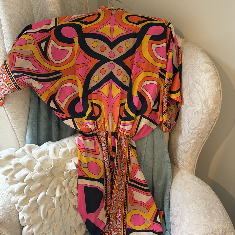 Colorful Geometric Patterned Dress - Picture 3 of 5